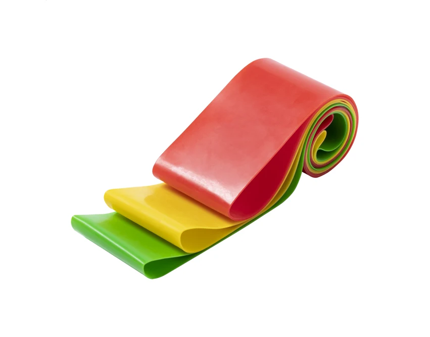 Zestaw gum oporowych TPE w czarnym etui z logo – fit gadżety reklamowe dla firm