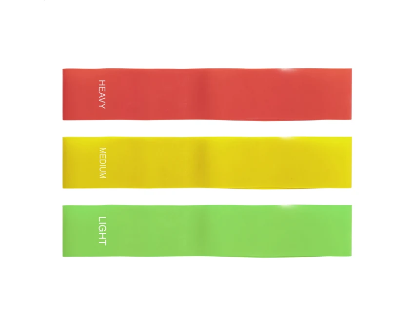 Zestaw gum oporowych TPE w czarnym etui z logo – fit gadżety reklamowe dla firm