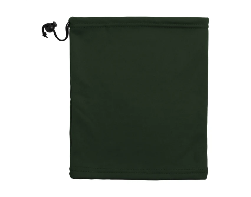 Ciemnozielony komin z logo 280g polar-spandex dla firm