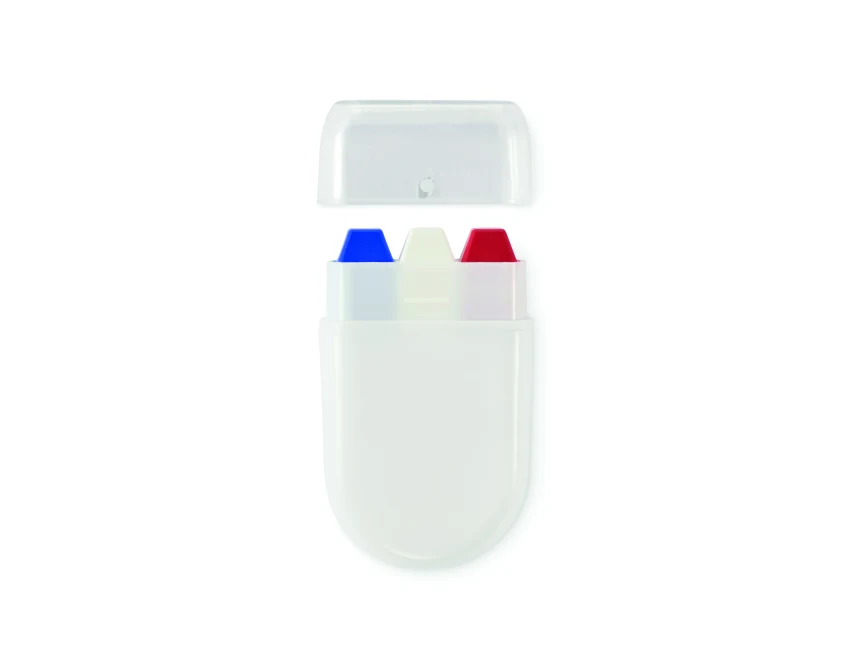 Niebieski sztyft do malowania ciała Cheer z logo firmy