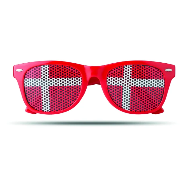 Wielokolorowe okulary Flag Fun z nadrukiem flagi, logo