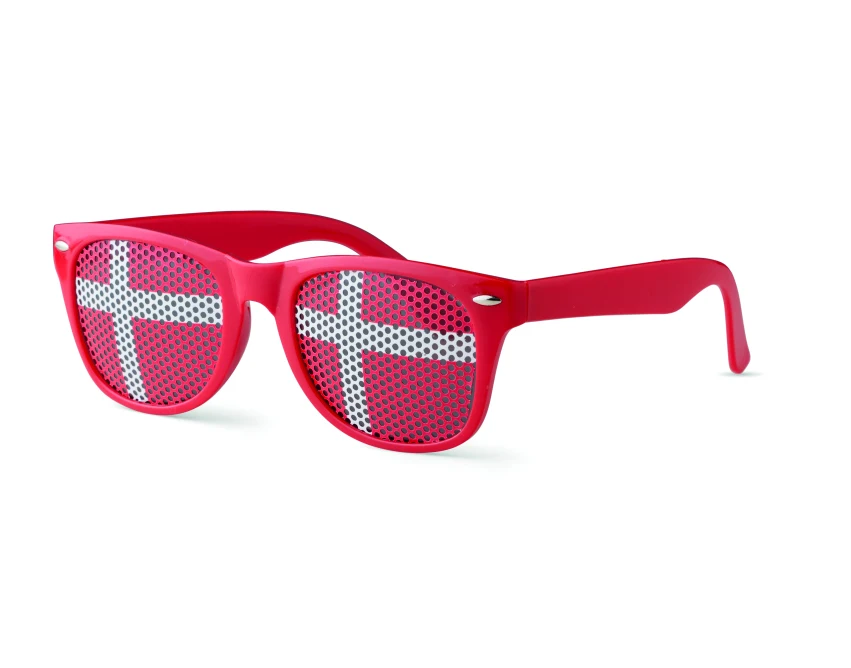Wielokolorowe okulary Flag Fun z nadrukiem flagi, logo