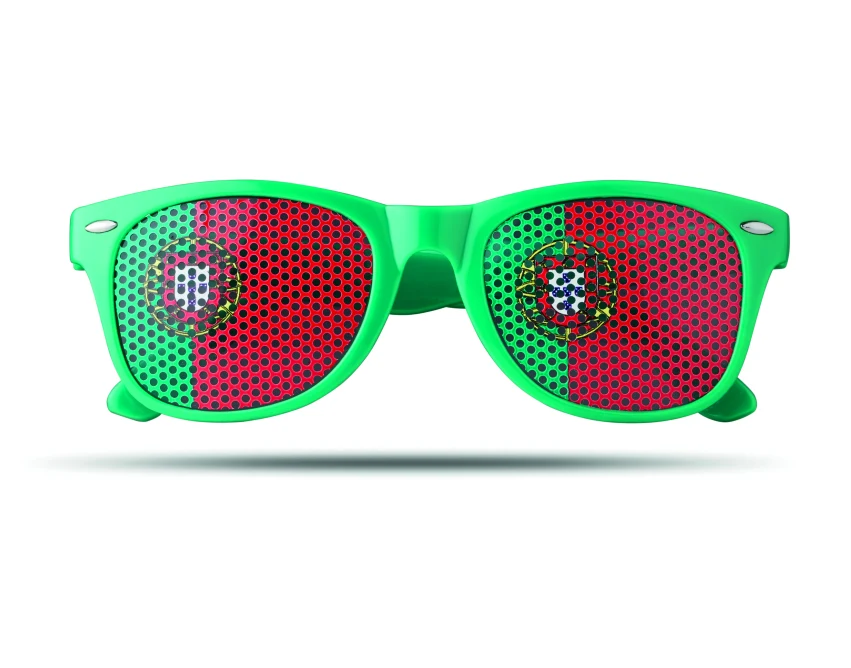 Okulary kibica Flag fun mix kolor z własnym nadrukiem