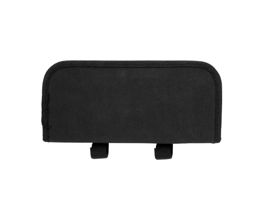 Czarny zestaw naprawczy do roweru 16 w 1 w etui 600D z logo firmowym