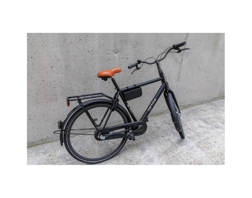 Czarny zestaw naprawczy do roweru 16 w 1 w etui 600D z logo firmowym