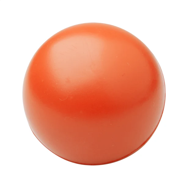 Piłeczka antystresowa 70 mm pomarańczowa z nadrukiem