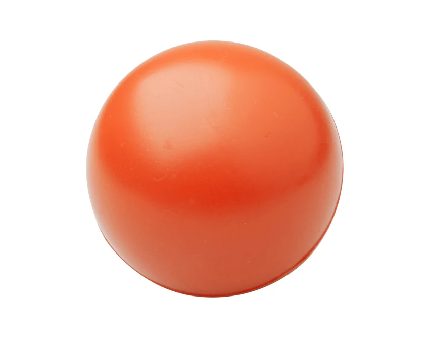 Piłeczka antystresowa 70 mm pomarańczowa z nadrukiem