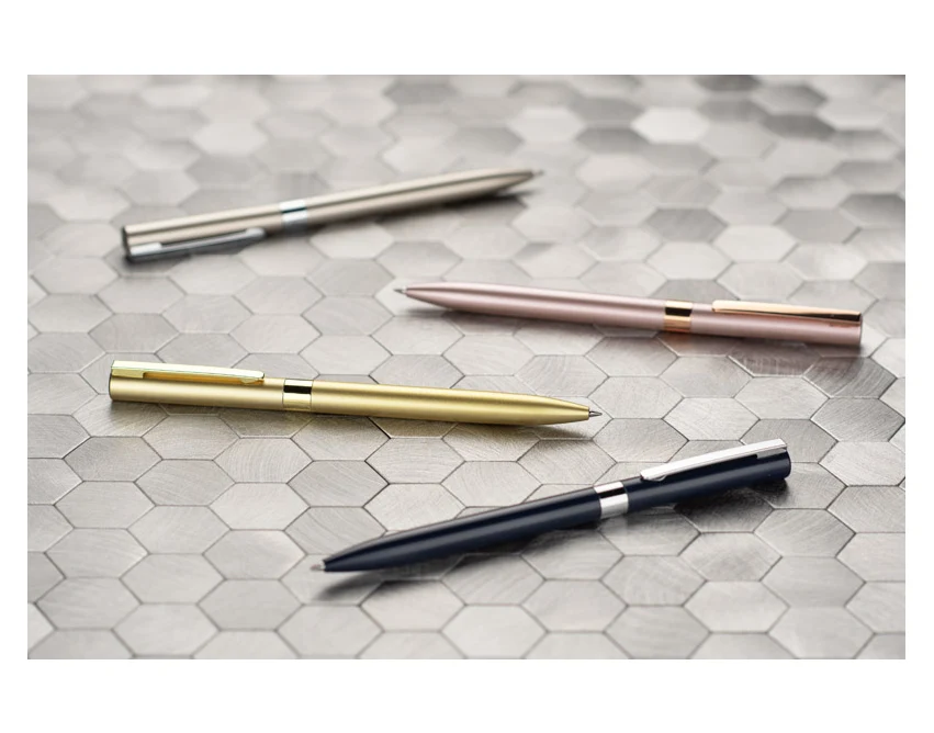 Złoty długopis żelowy GELLE 0,5 mm metalowy z logo – prezent biznesowy premium