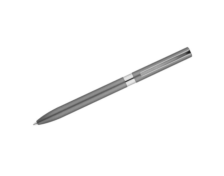 Długopis żelowy grafitowy GELLE metalowy z logo – elegancki gadżet biznesowy 0,5 mm