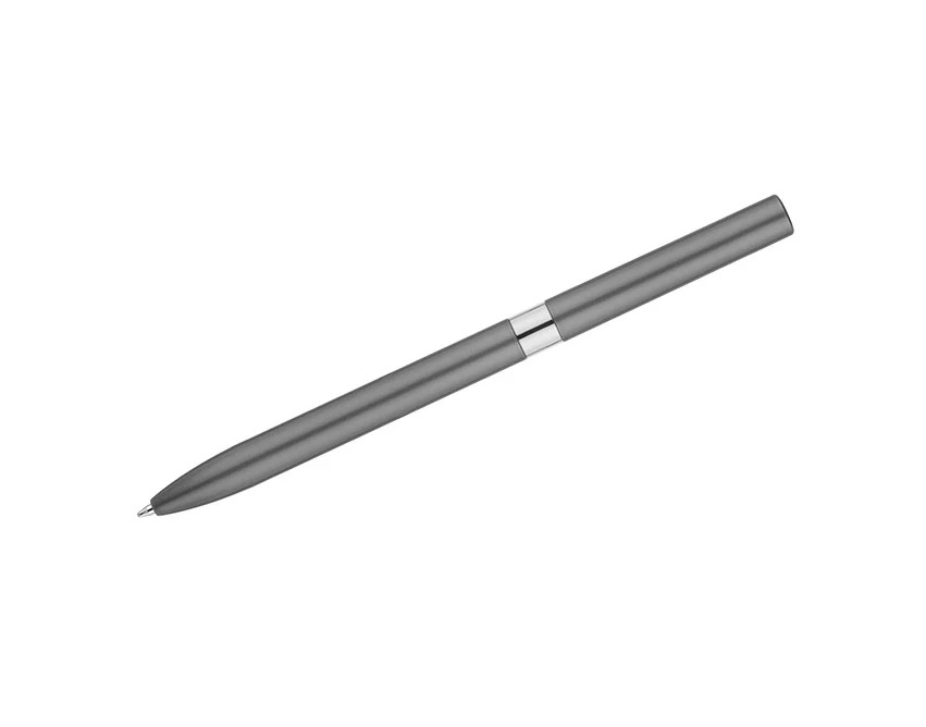 Długopis żelowy grafitowy GELLE metalowy z logo – elegancki gadżet biznesowy 0,5 mm