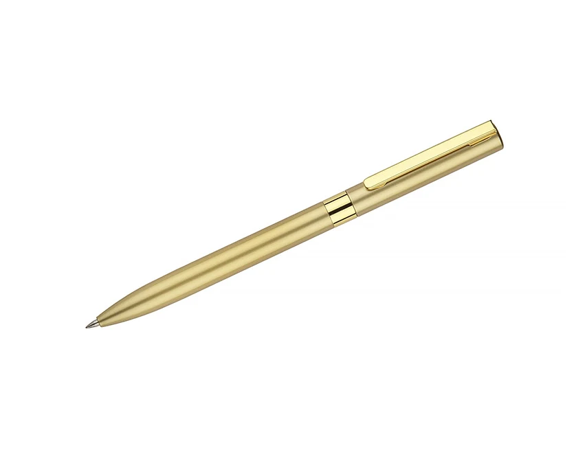 Złoty długopis żelowy GELLE metalowy z logo – najlepszy upominek firmowy 0,5 mm
