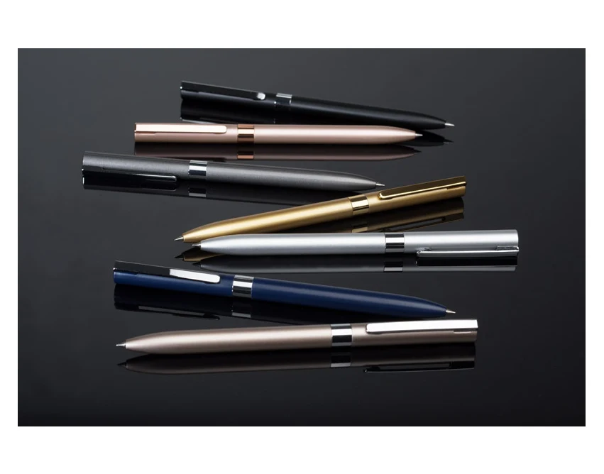 Długopis żelowy GELLE grafitowy metalowy z logo – elegancki prezent firmowy 0,5 mm