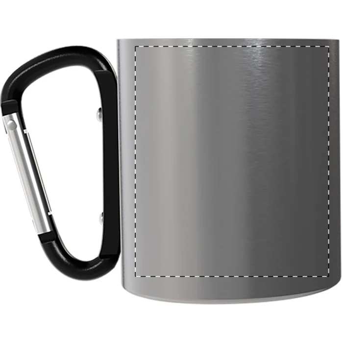 Schemat znakowania dla Ceramika - C1 na gadżecie: Cadisha kubek metalowy z logo 200 ml, czarny uchwyt