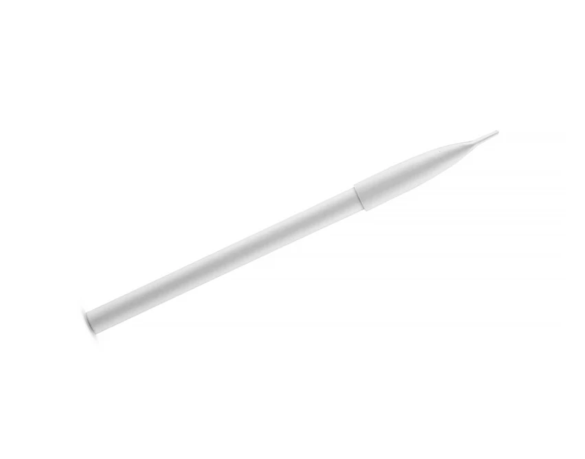 Biały długopis papierowy PINKO z logo 1.0 mm – ekologiczny gadżet reklamowy dla firm