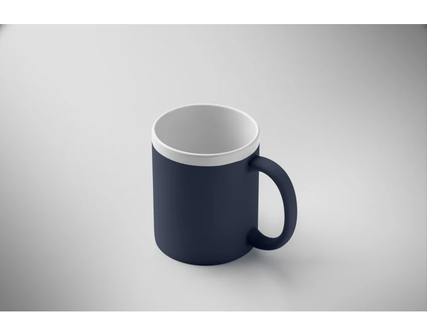 Kubek ceramiczny Mugiva 300ml francuski granat z grawerem logo – prezent firmowy