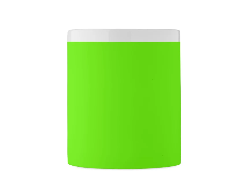 Matowy fluorescencyjny zielony kubek ceramiczny Mugiva 300ml z grawerem logo