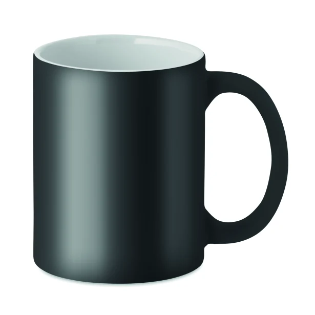 Czarny matowy kubek ceramiczny 300 ml z grawerem logo | Dublin Colour Stoneware