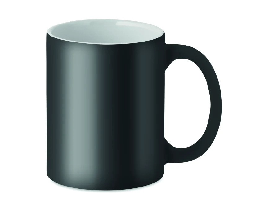 Czarny matowy kubek ceramiczny 300 ml z grawerem logo | Dublin Colour Stoneware