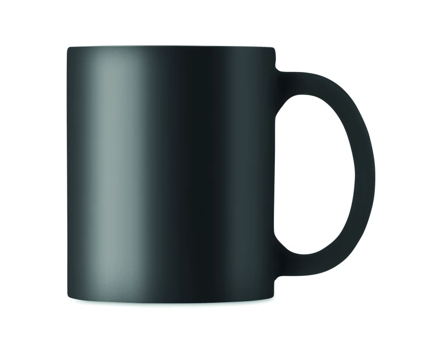 Czarny matowy kubek ceramiczny 300 ml z grawerem logo | Dublin Colour Stoneware