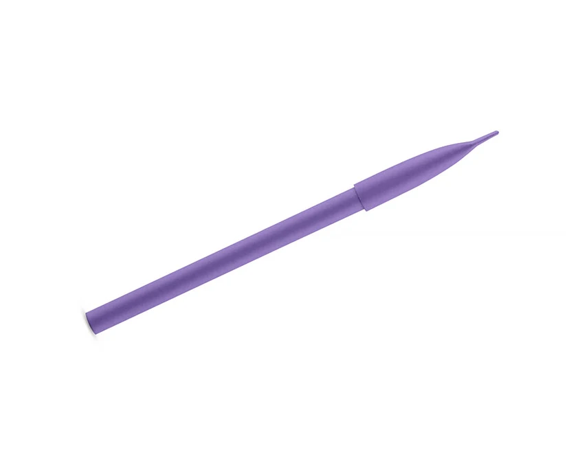 Fioletowy długopis papierowy PINKO z logo 1.0 mm – ekologiczny gadżet reklamowy
