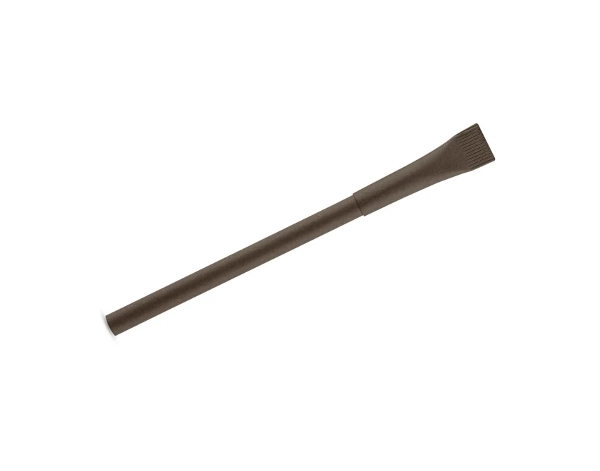 Brązowy ekologiczny długopis papierowy PINKO z logo 1.0 mm – upominek firmowy