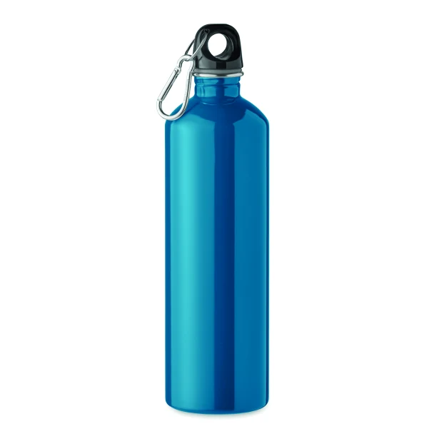 Turkusowy bidon stalowy 750 ml z logo firmowym – ekologiczny gadżet reklamowy