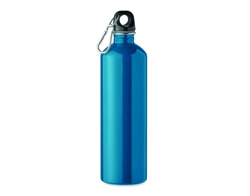 Turkusowy bidon stalowy 750 ml z logo firmowym – ekologiczny gadżet reklamowy