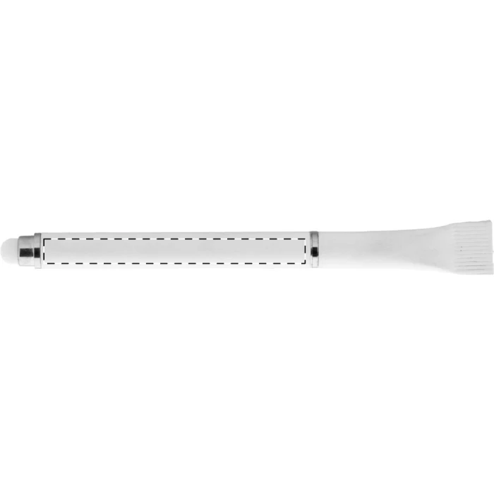 Schemat znakowania dla Tampondruk - P1 na gadżecie: Długopis papierowy biały z logo Touch Pen
