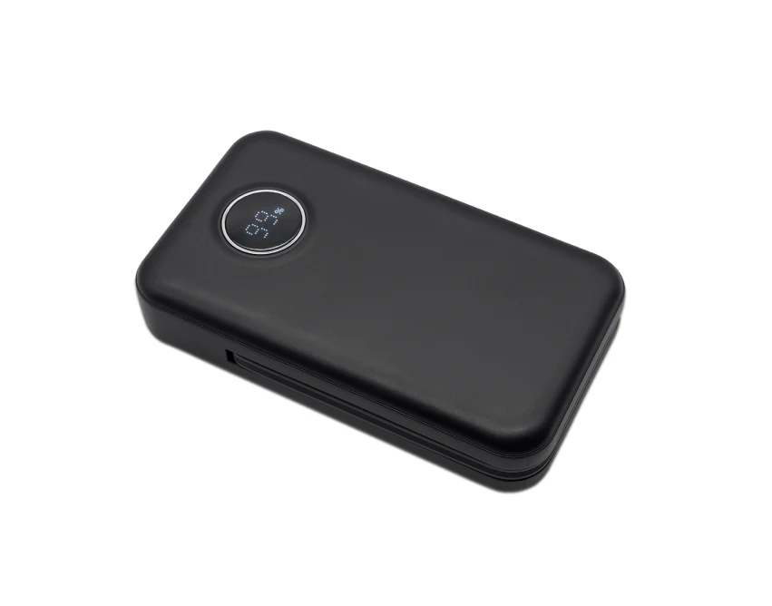 Power bank z kablem 10000 mAh czarny PD 22,5 W
