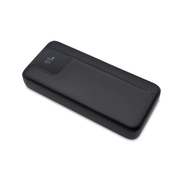 Powerbank 20000 mAh z szybkim ładowaniem z logo, ABS