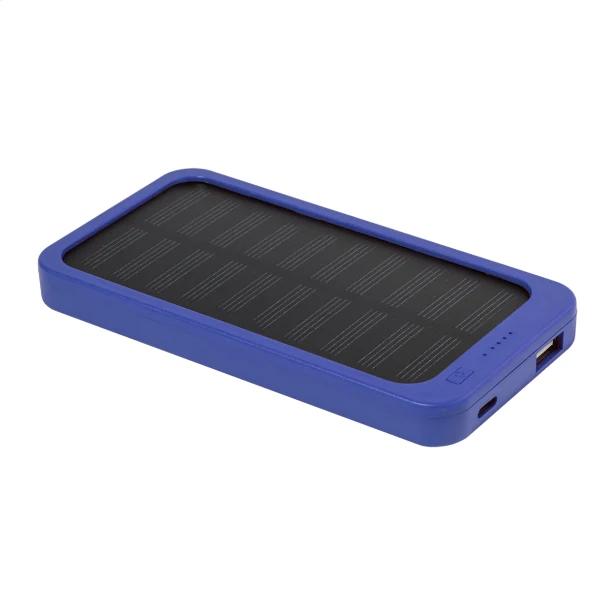 RABS powerbank z ładowaniem solarnym niebieski