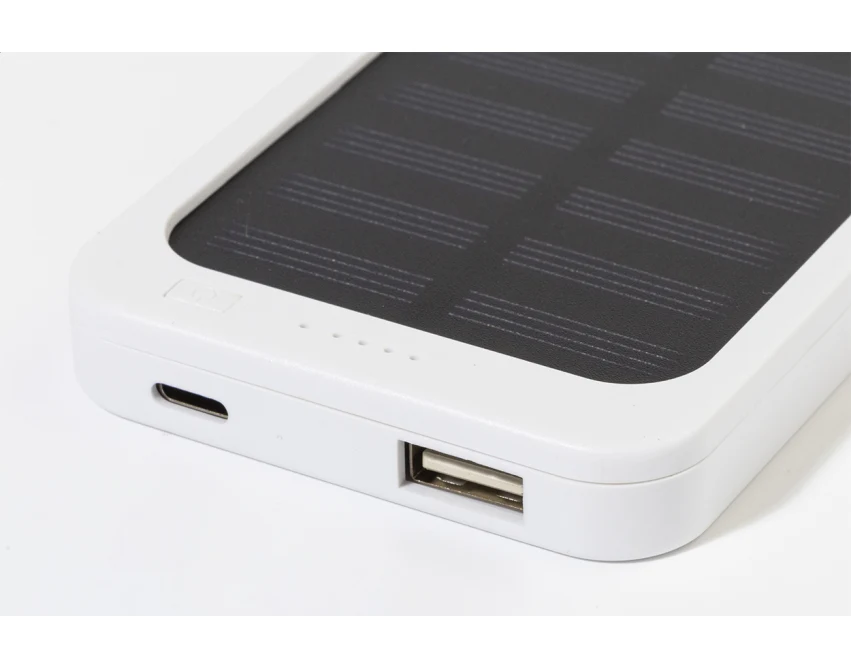 RABS powerbank solarny 4000 mAh z recyklingowanego ABS