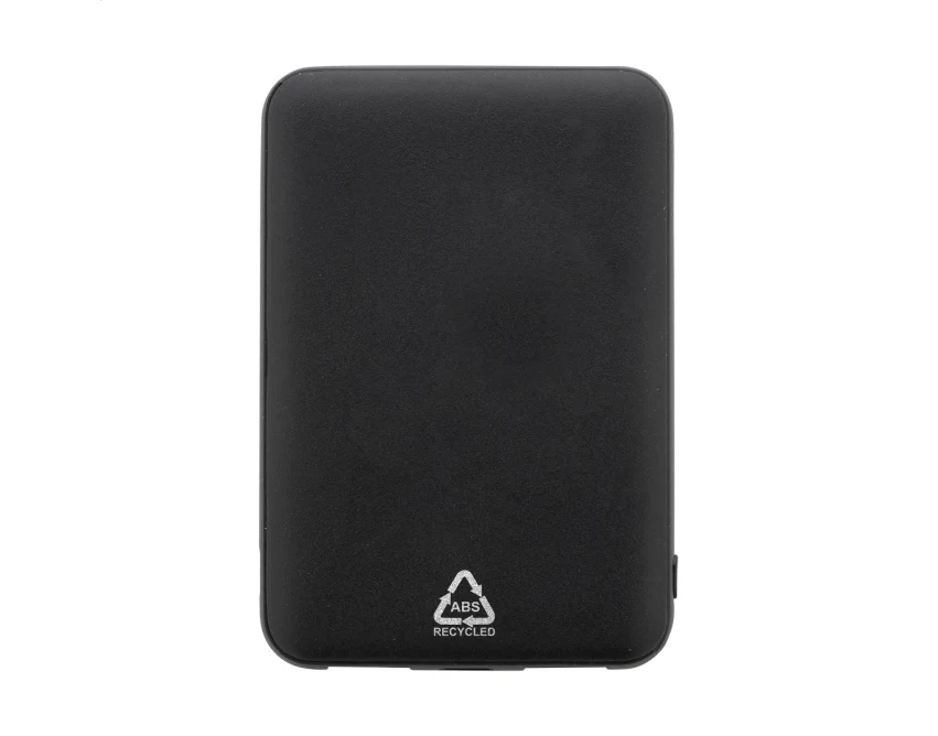 Tani powerbank 5000 mAh z recyklingowanego ABS LED