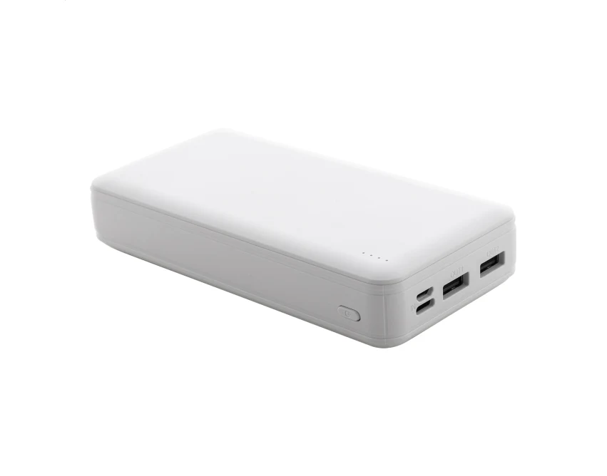Mocny powerbank RABS 20000 mAh biały ABS