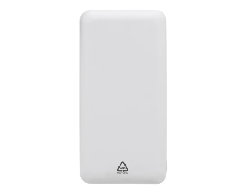 Mocny powerbank RABS 20000 mAh biały ABS