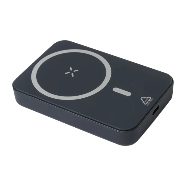 Powerbank magnetyczny indukcyjny RABS ciemnoniebieski