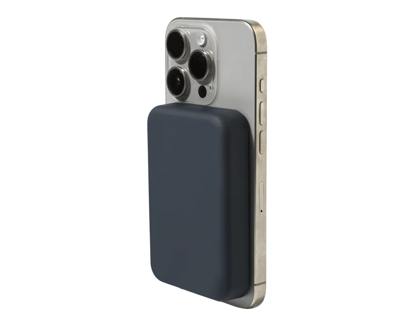 Powerbank magnetyczny indukcyjny RABS ciemnoniebieski