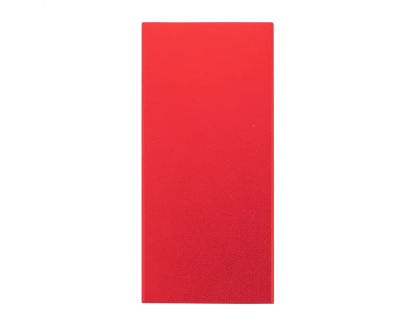Power bank z grawerem 10000 mAh czerwony aluminiowy