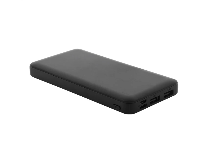 RABS eko powerbank 10000 mAh z recyklingowanego ABS