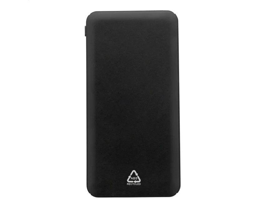 RABS eko powerbank 10000 mAh z recyklingowanego ABS
