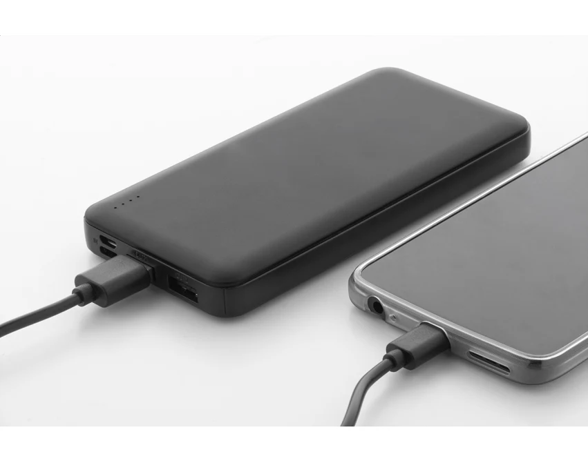 RABS eko powerbank 10000 mAh z recyklingowanego ABS