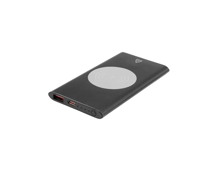 Powerbank z ładowaniem bezprzewodowym z recyklingu