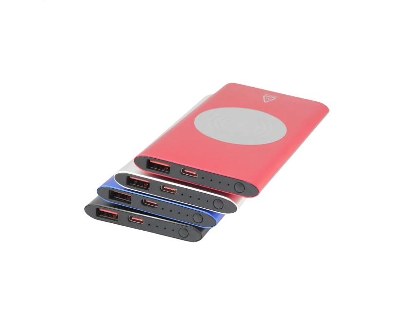 Powerbank z ładowaniem bezprzewodowym z recyklingu