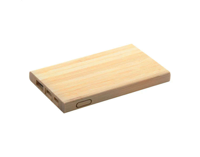 Powerbank ekologiczny 4000 mAh bambusowy USB-C