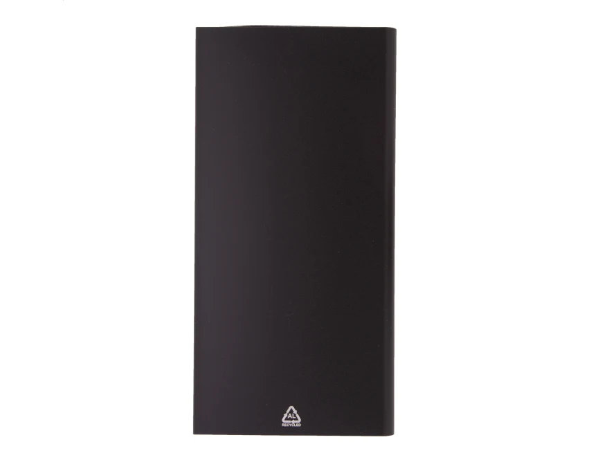 Powerbank solarny 4000 mAh z aluminium z recyklingu