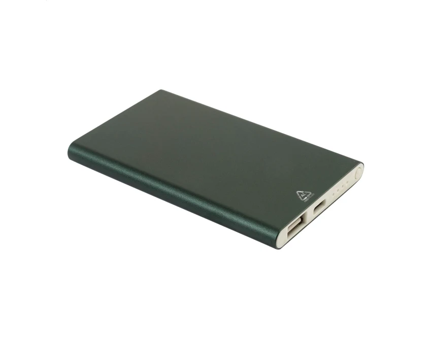 RaluFour powerbank 4000 mAh zielony z grawerem logo