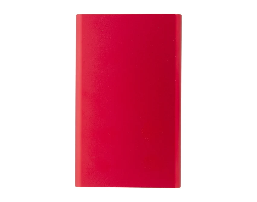 Power bank aluminiowy 4000 mAh z grawerem czerwony