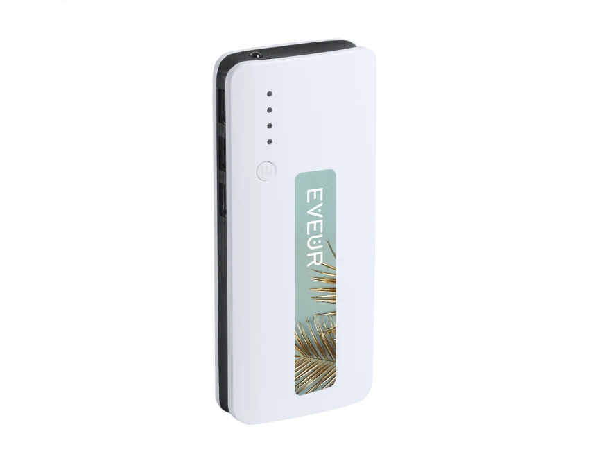 Tani powerbank 10000 mAh ABS z 3 portami USB