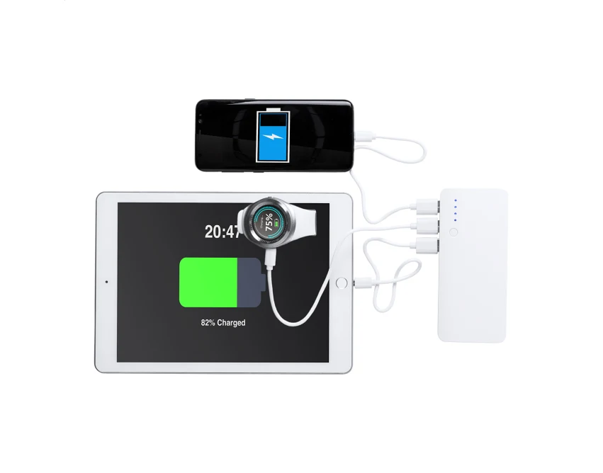 Mocny powerbank 10000 mAh, 3 porty USB