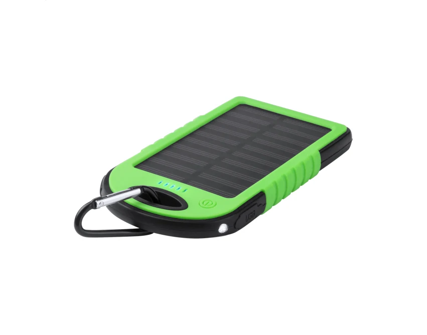 Powerbank solarny 4000 mAh z latarką LED